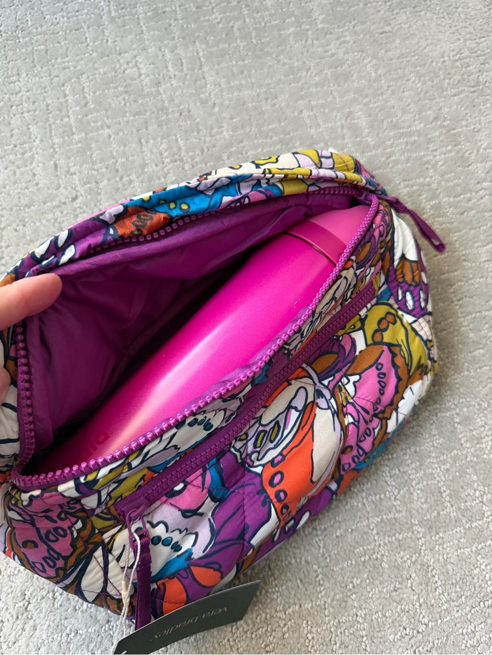Vera Bradley set - Westover Hybrid Backpack & Portnoy Belt Bag - Flutter print - Picture 6 of 16